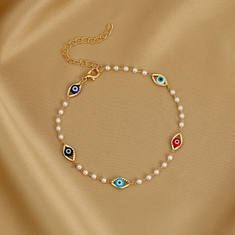 Jednoduchý náramek Evil eye