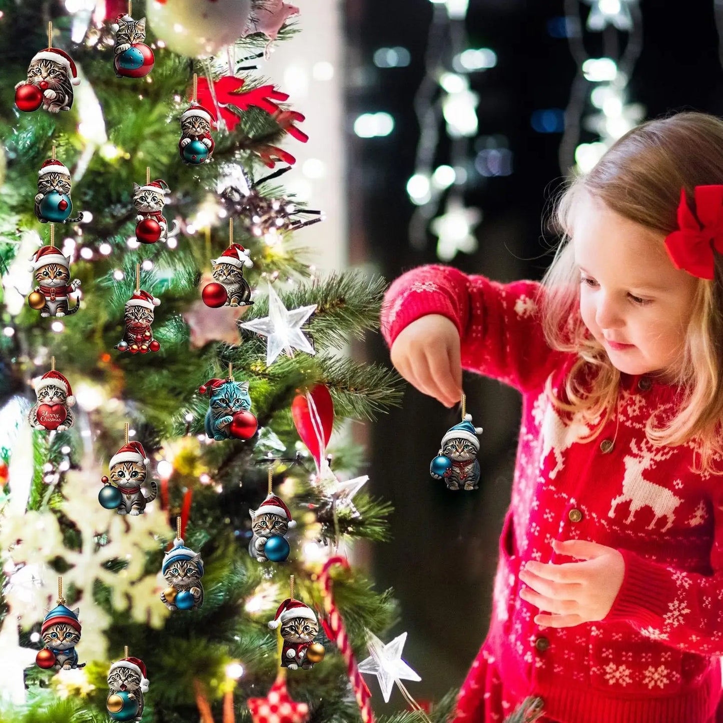Adventní kalendář Kočičí ozdoby