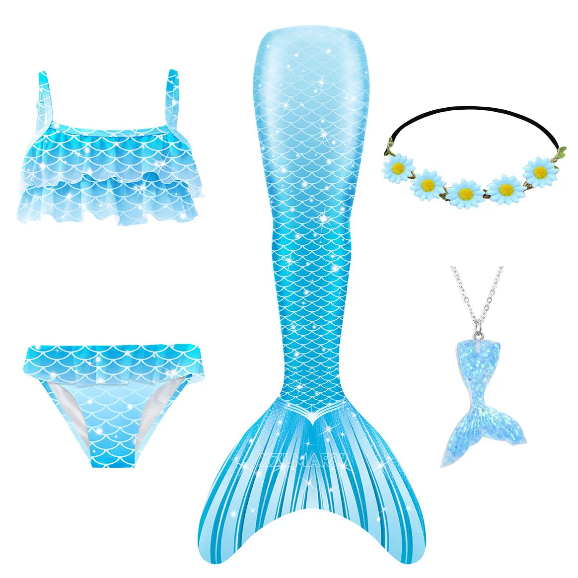 Dívčí plavky mořské panny