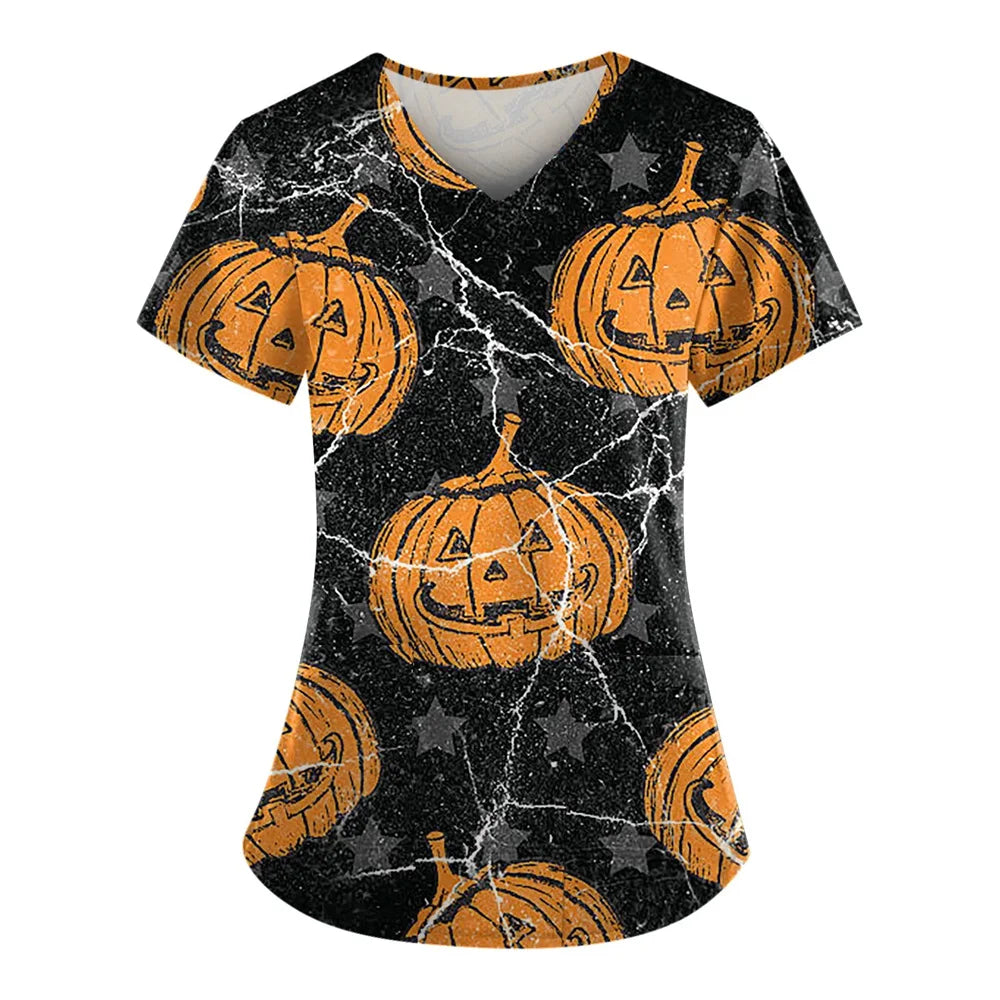 Dámské triko se vzorem Halloween