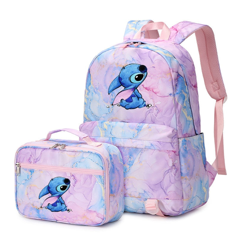 Školní batoh a taška na oběd Stitch