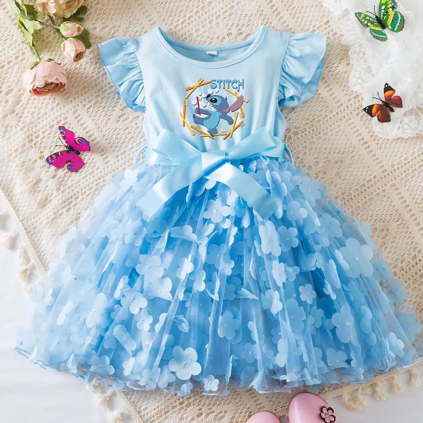 Dívčí šaty Stitch