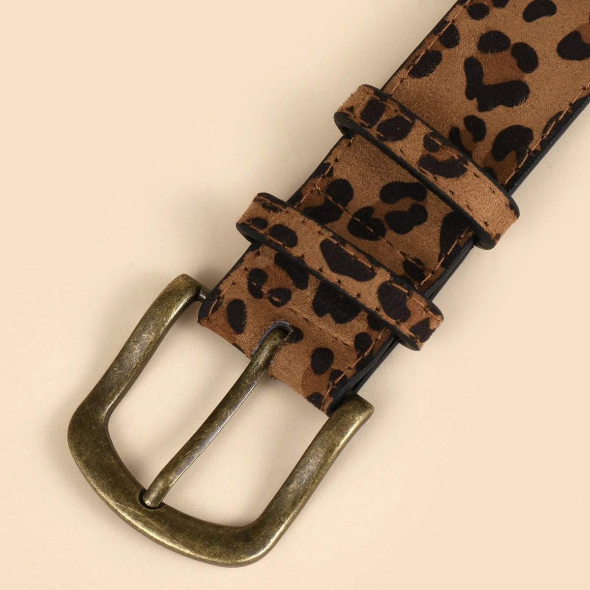 Dámský leopardí pásek