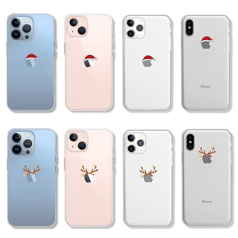 Transparentní vánoční kryt na IPhone