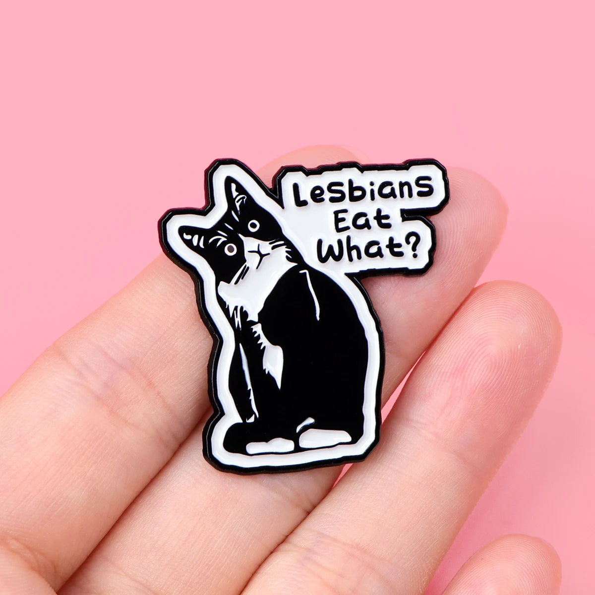 Odznak Lesbians eat what