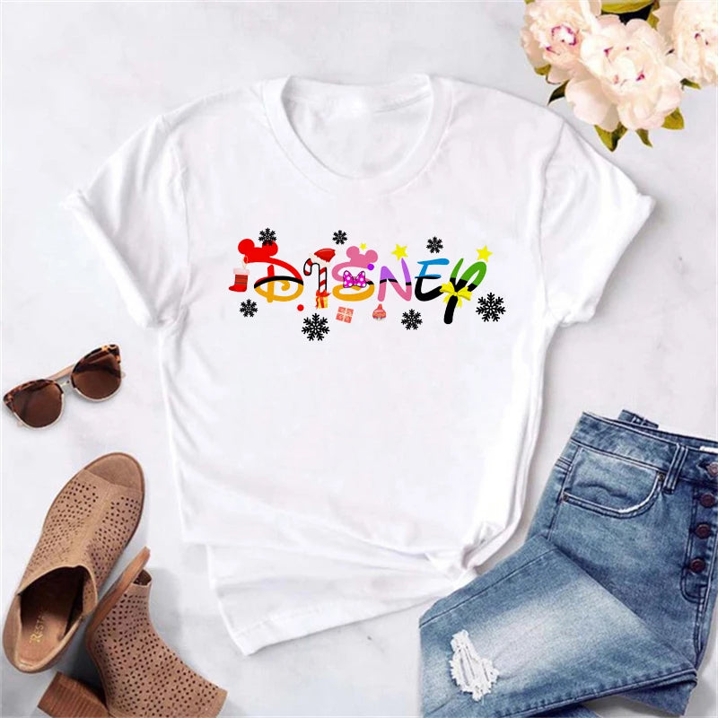 Dámské vánoční triko Mickey