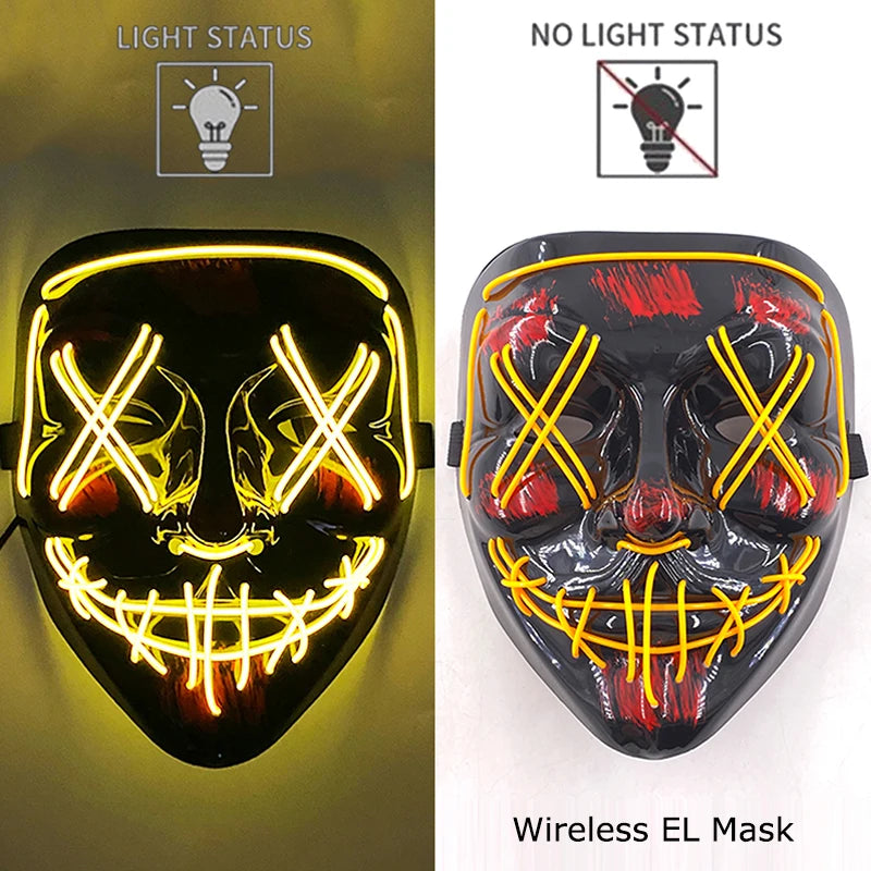 Neonová Led maska