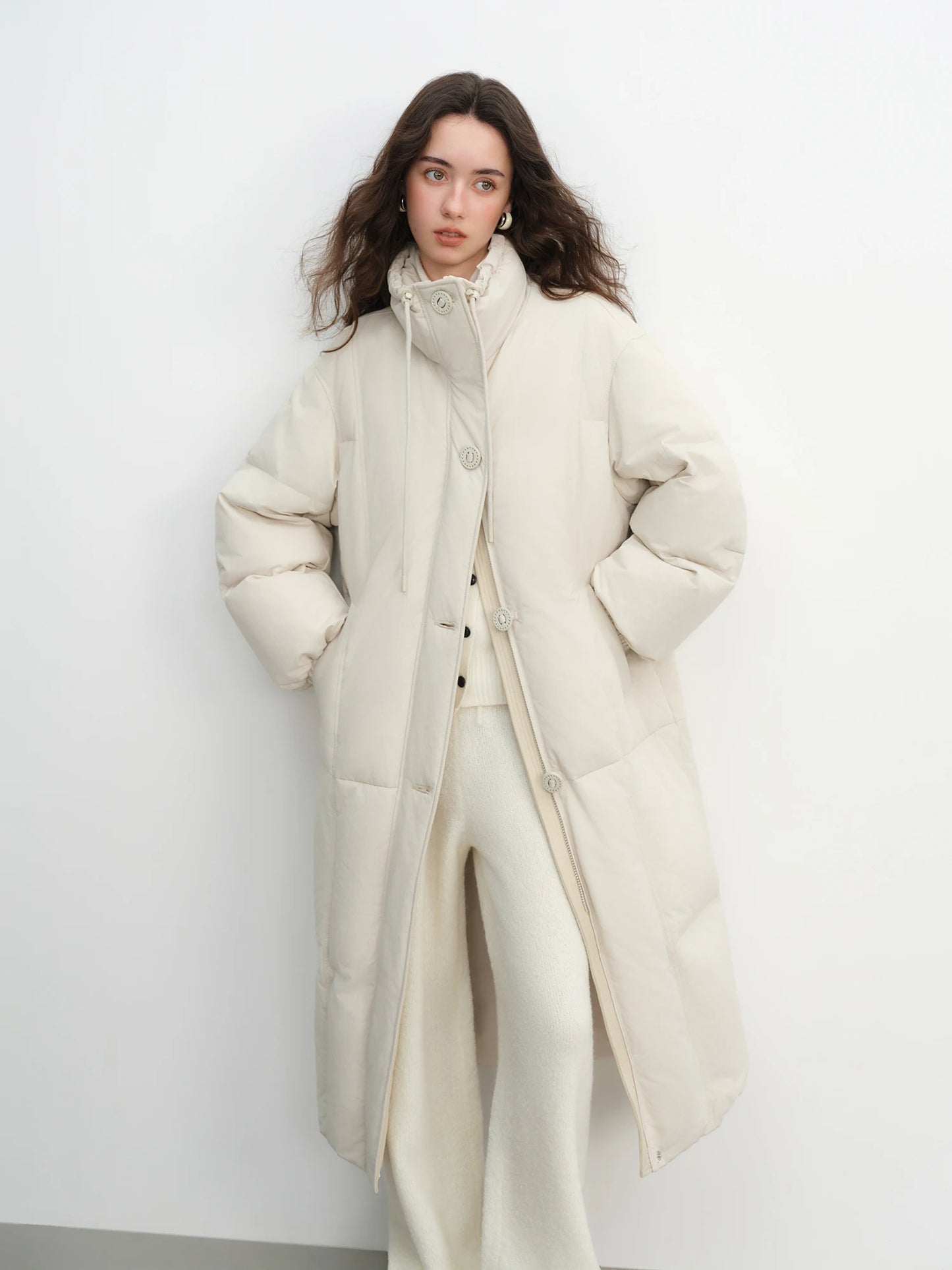 Dámská dlouhá zimní bunda