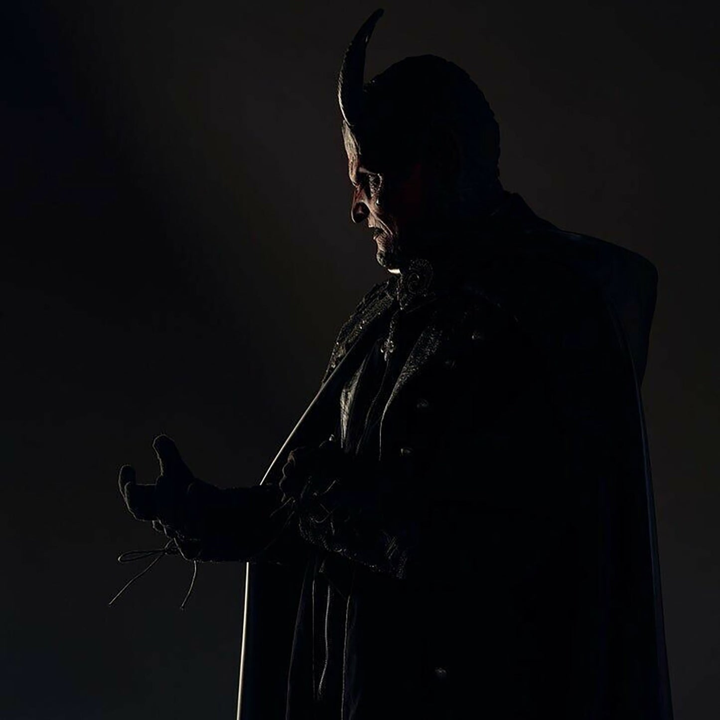 Latexová maska Demon