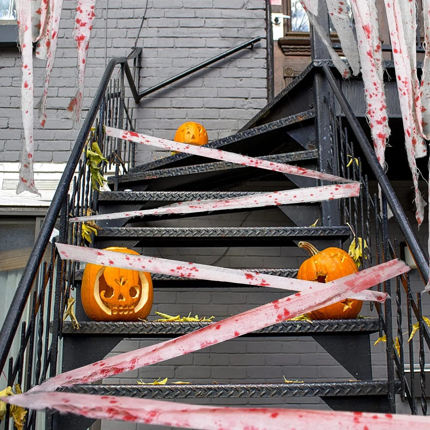Páska Warning na Halloween