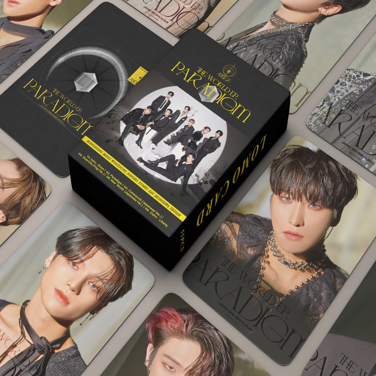 Lomo karty ATEEZ 55 ks