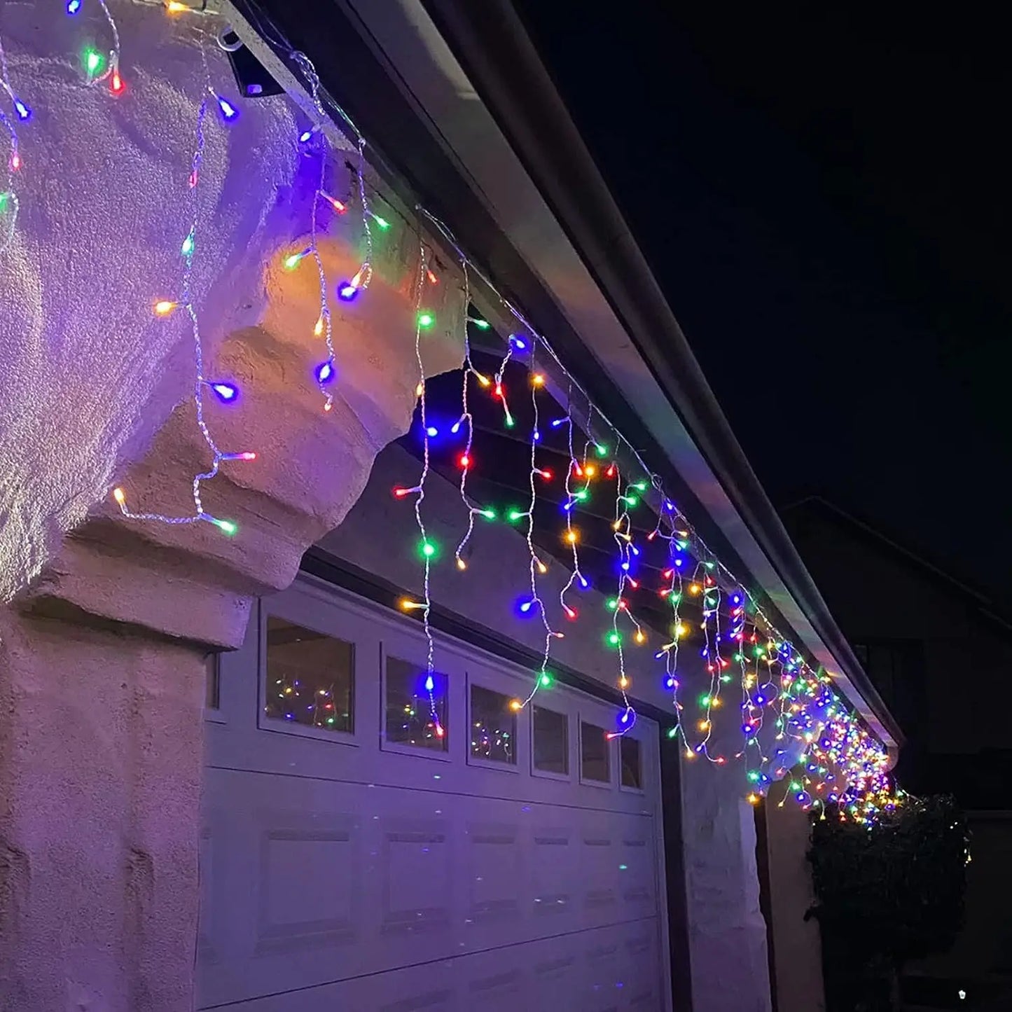 LED řetěz na dům
