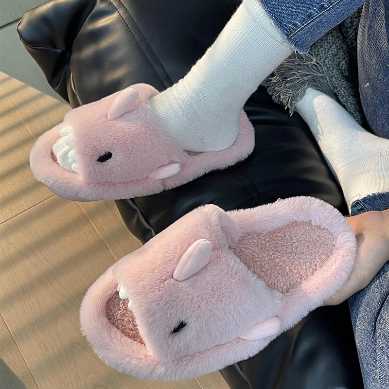 Unisex pantofle se žralokem