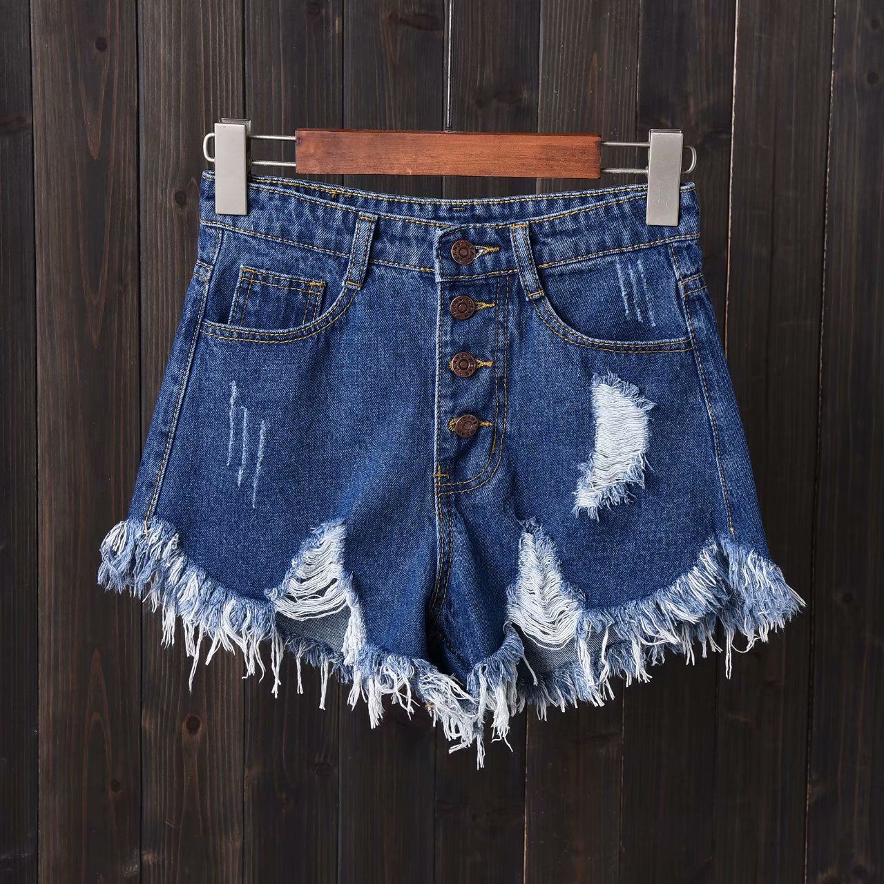 Dámské stylové denim kraťasy