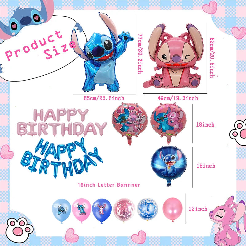 Balónky na oslavu Stitch