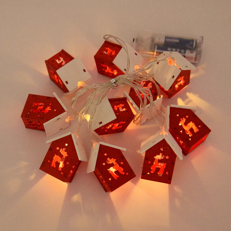 Vánoční domeček Led řetěz