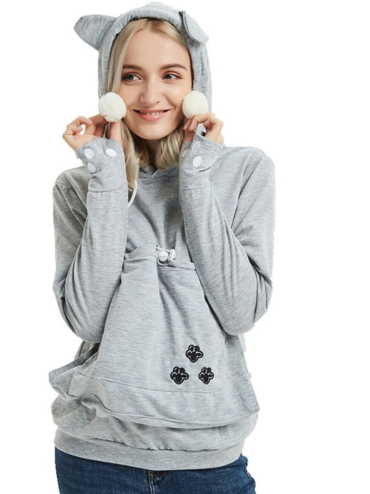 Unisex mikina s kapsou pro psy