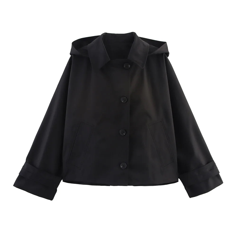 Dámský krátký trenchcoat