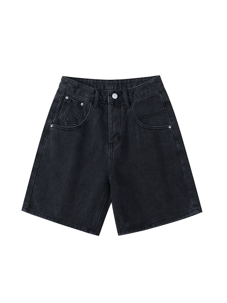Dámské denim kraťasy