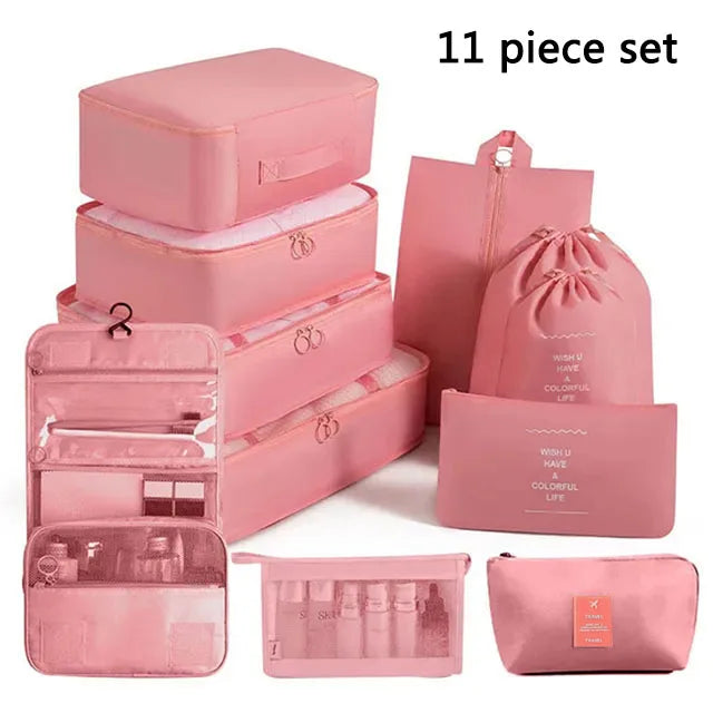Set organizérů do kufru 11 ks