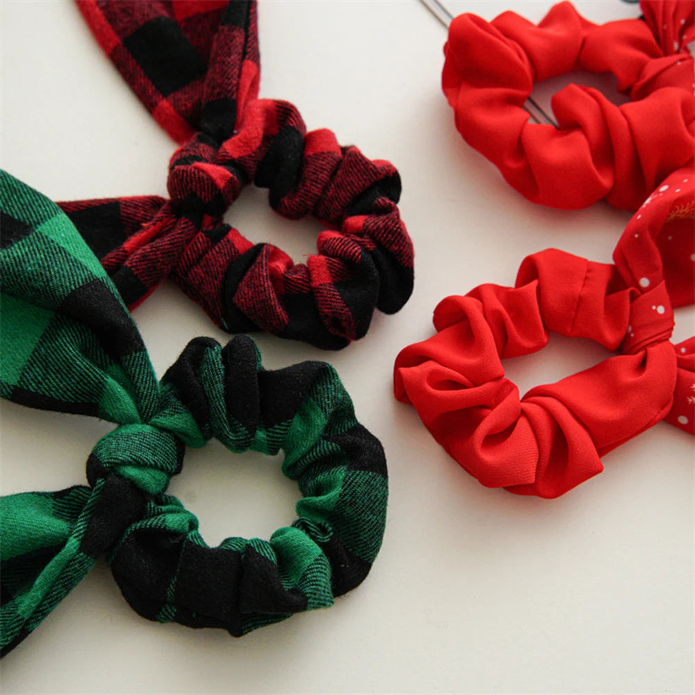 Vánoční scrunchies