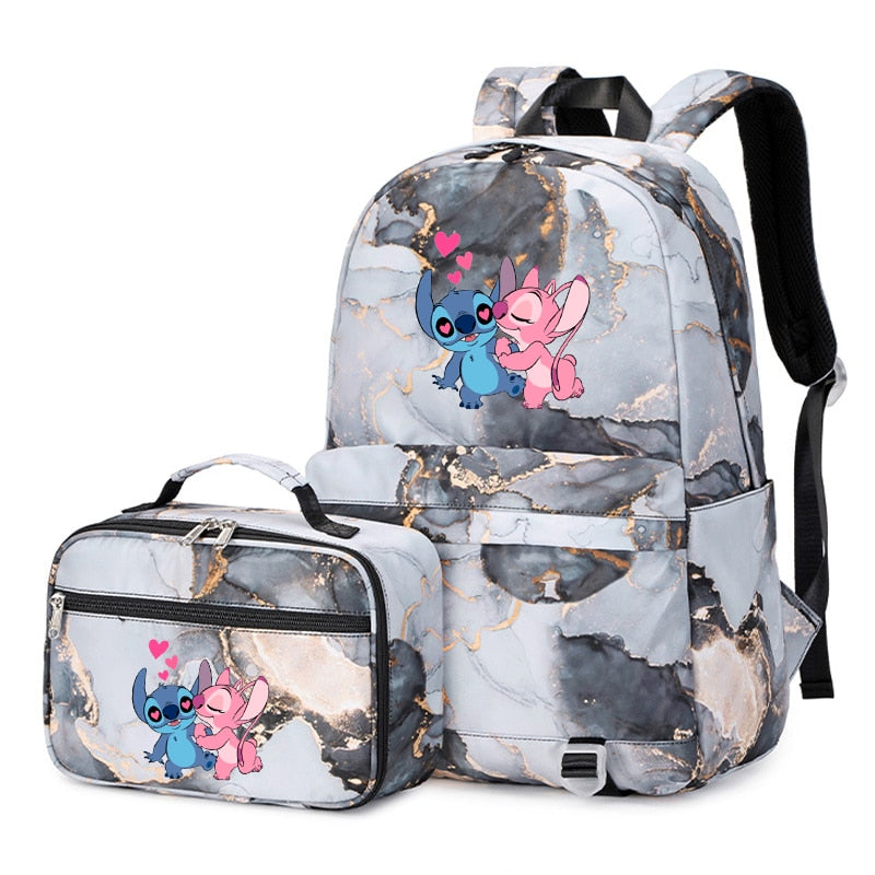 Školní batoh a taška na oběd Stitch