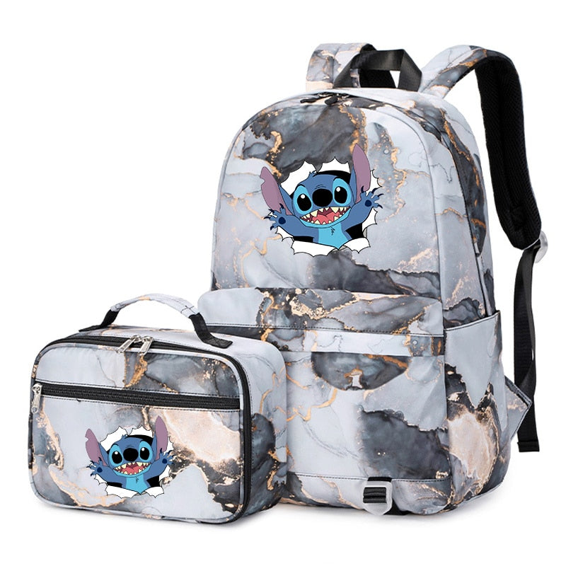 Školní batoh a taška na oběd Stitch