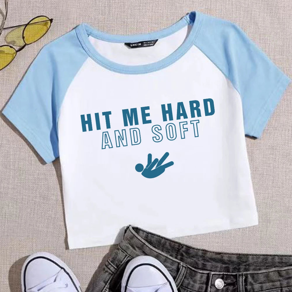 Dámský croptop Hit Me Hard And Soft