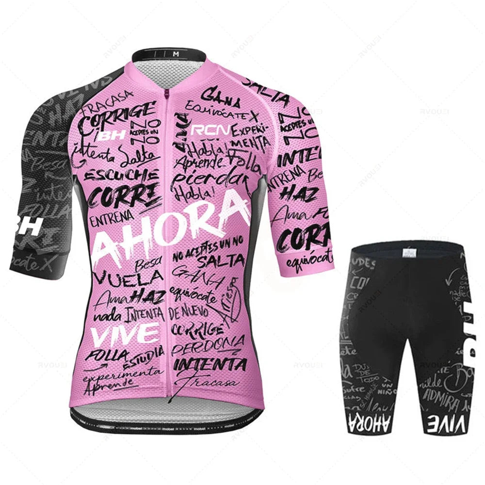 Unisex cyklistické sety se vzorem