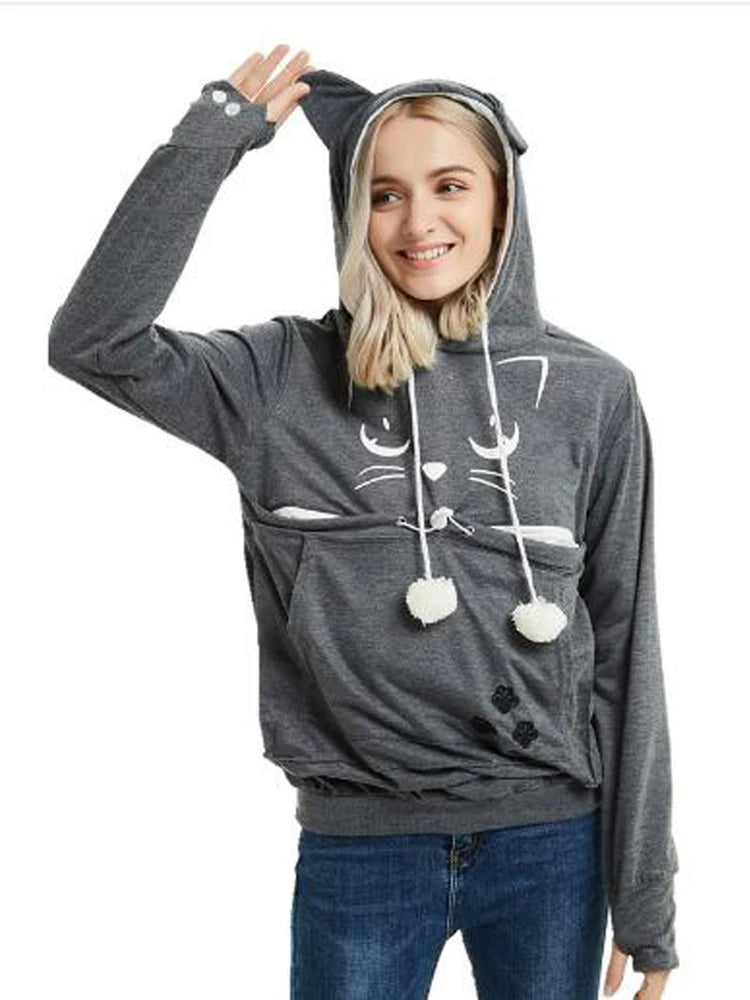 Unisex mikina s kapsou pro psy