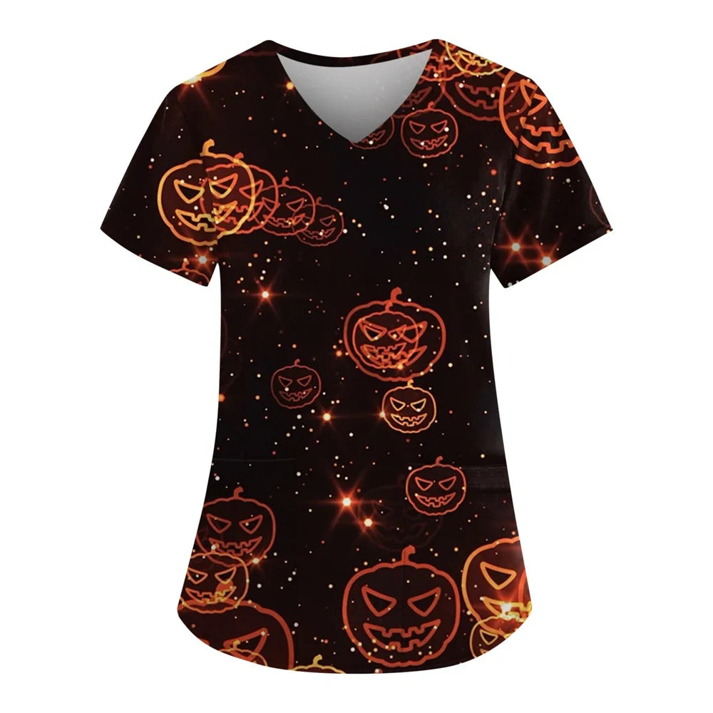 Dámské triko se vzorem Halloween