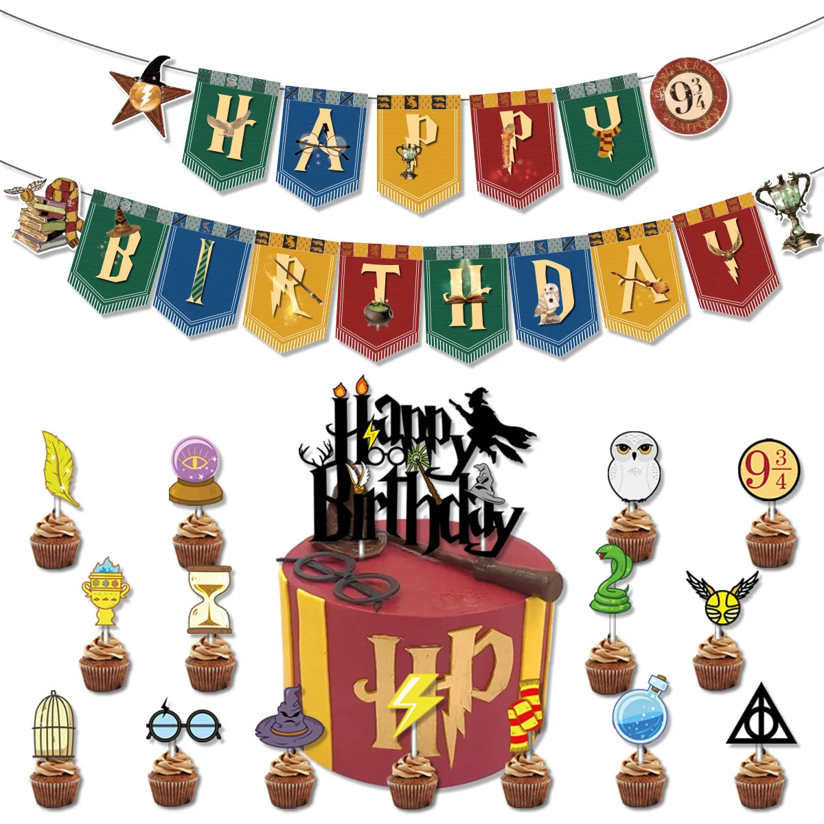 Doplňky na oslavu Harry Potter