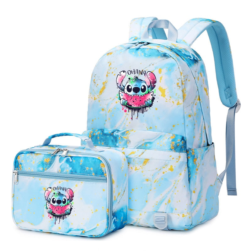 Školní batoh a taška na oběd Stitch
