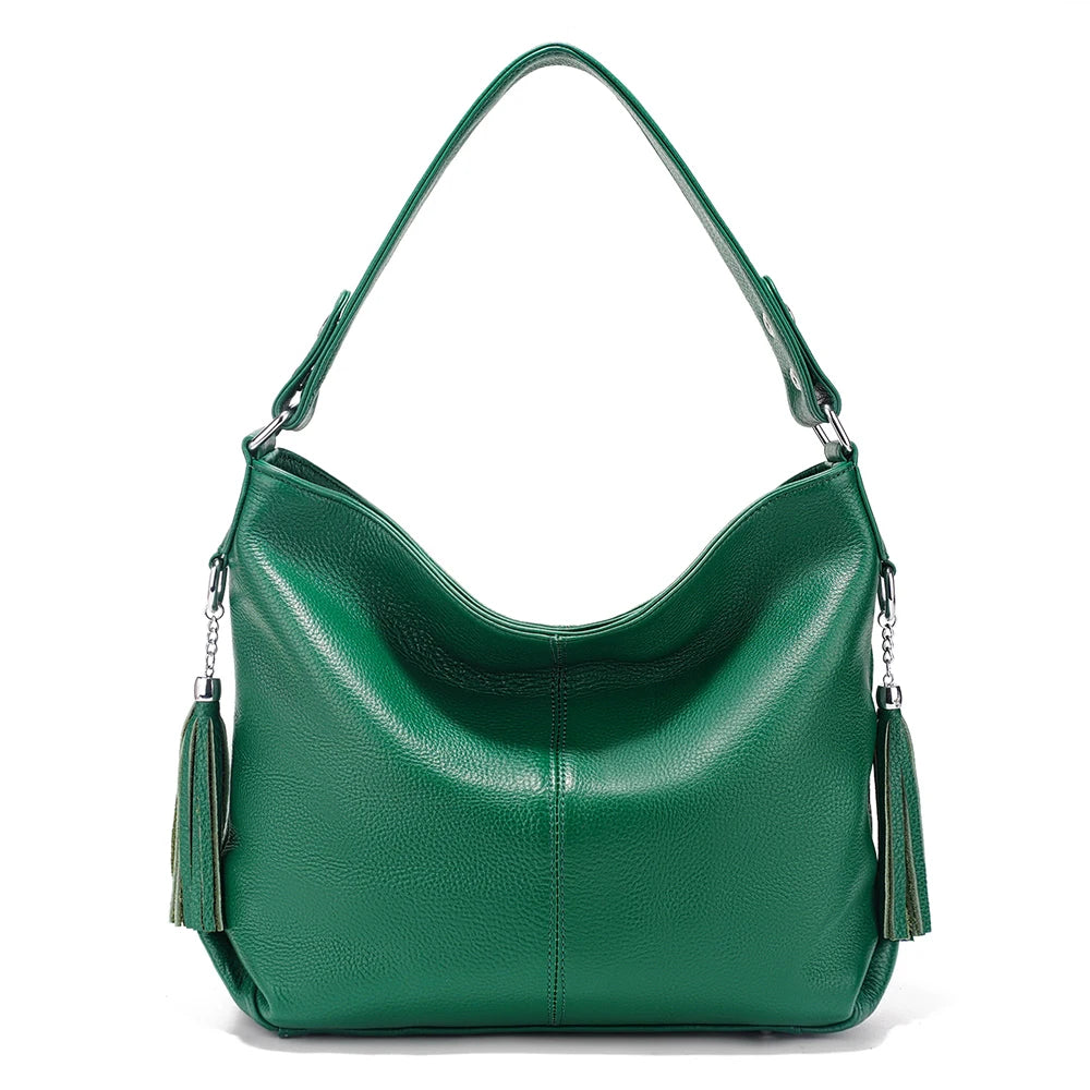 Dámská kožená kabelka