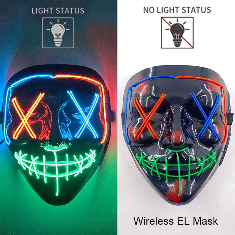 Neonová Led maska