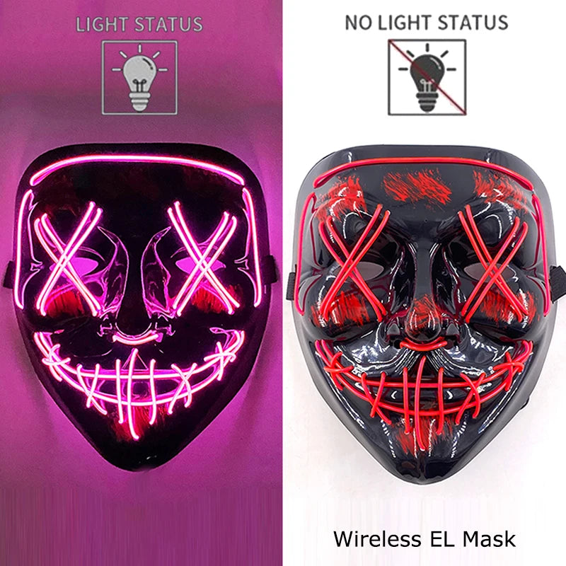 Neonová Led maska