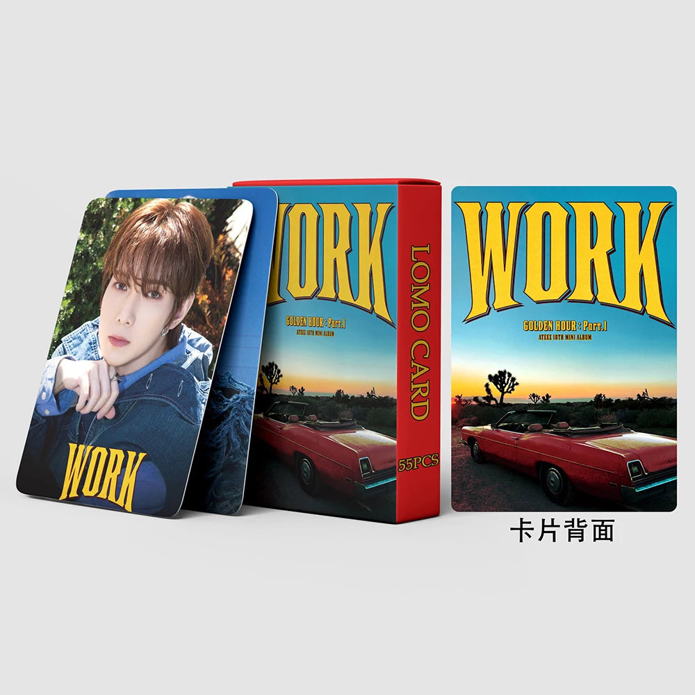 Lomo karty ATEEZ 55 ks