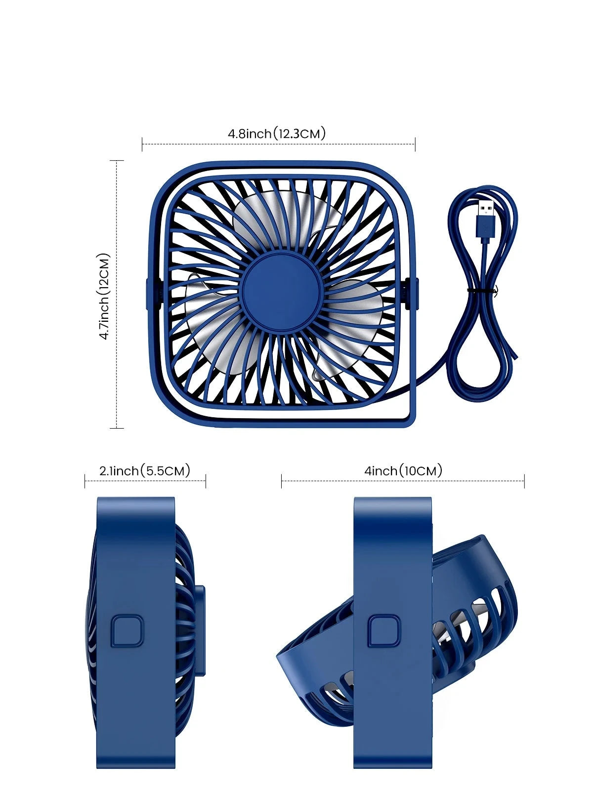 Mini přenosný ventilátor