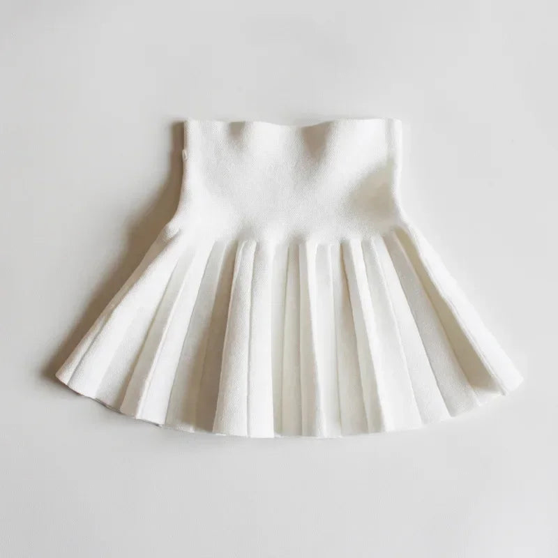 Dívčí pletená sukně