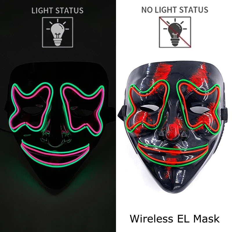 Neonová Led maska