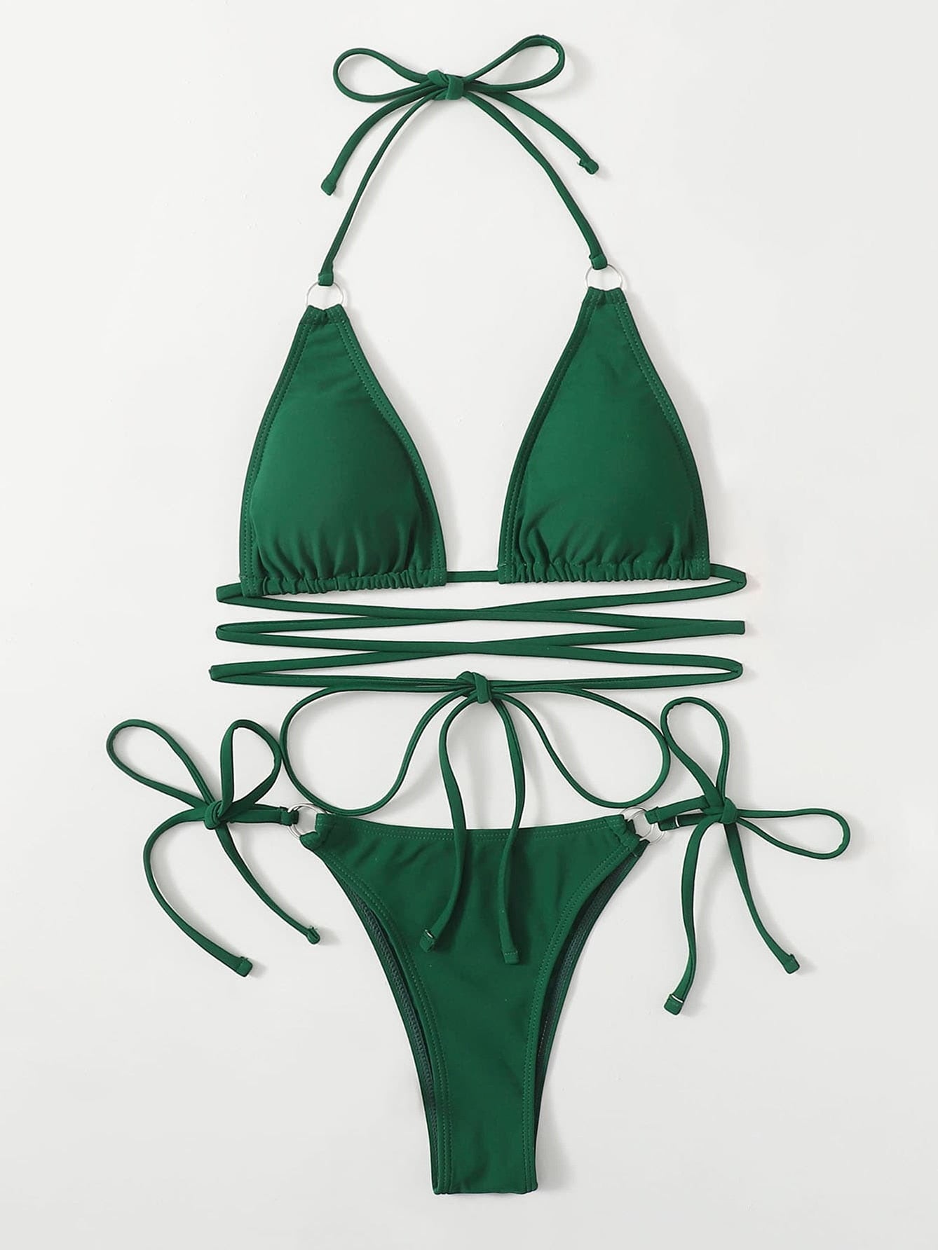 Dámské sexy bikiny se zavazováním