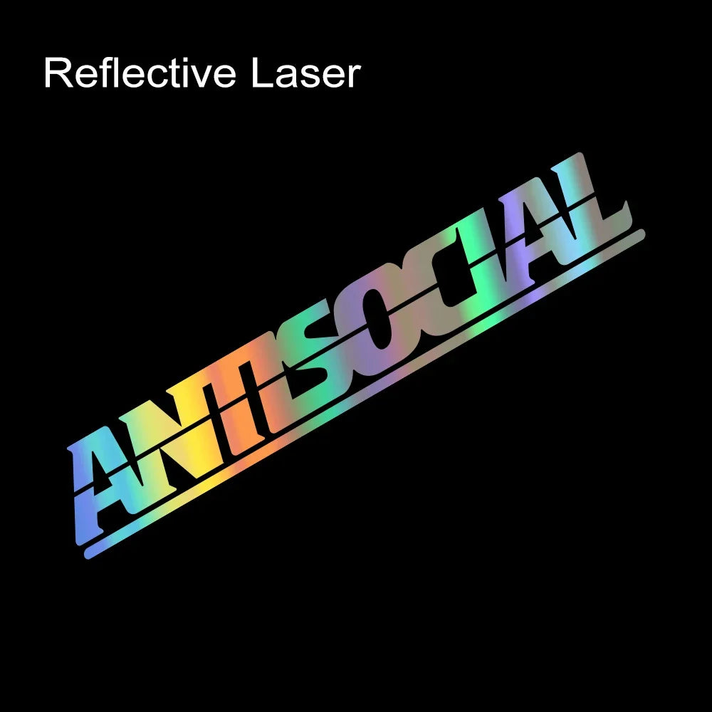 Samolepka na auto Antisocial