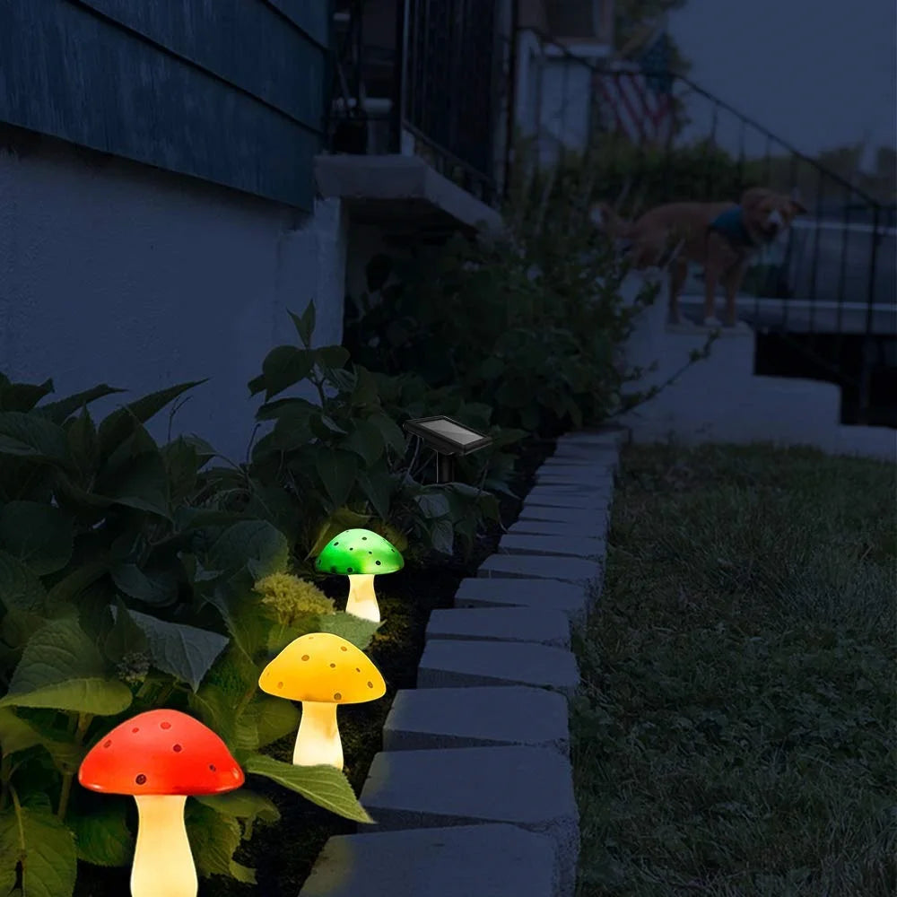 LED zahradní světlo houba