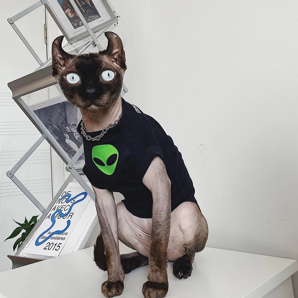 Mikina s mimozemšťanem pro Sphynx