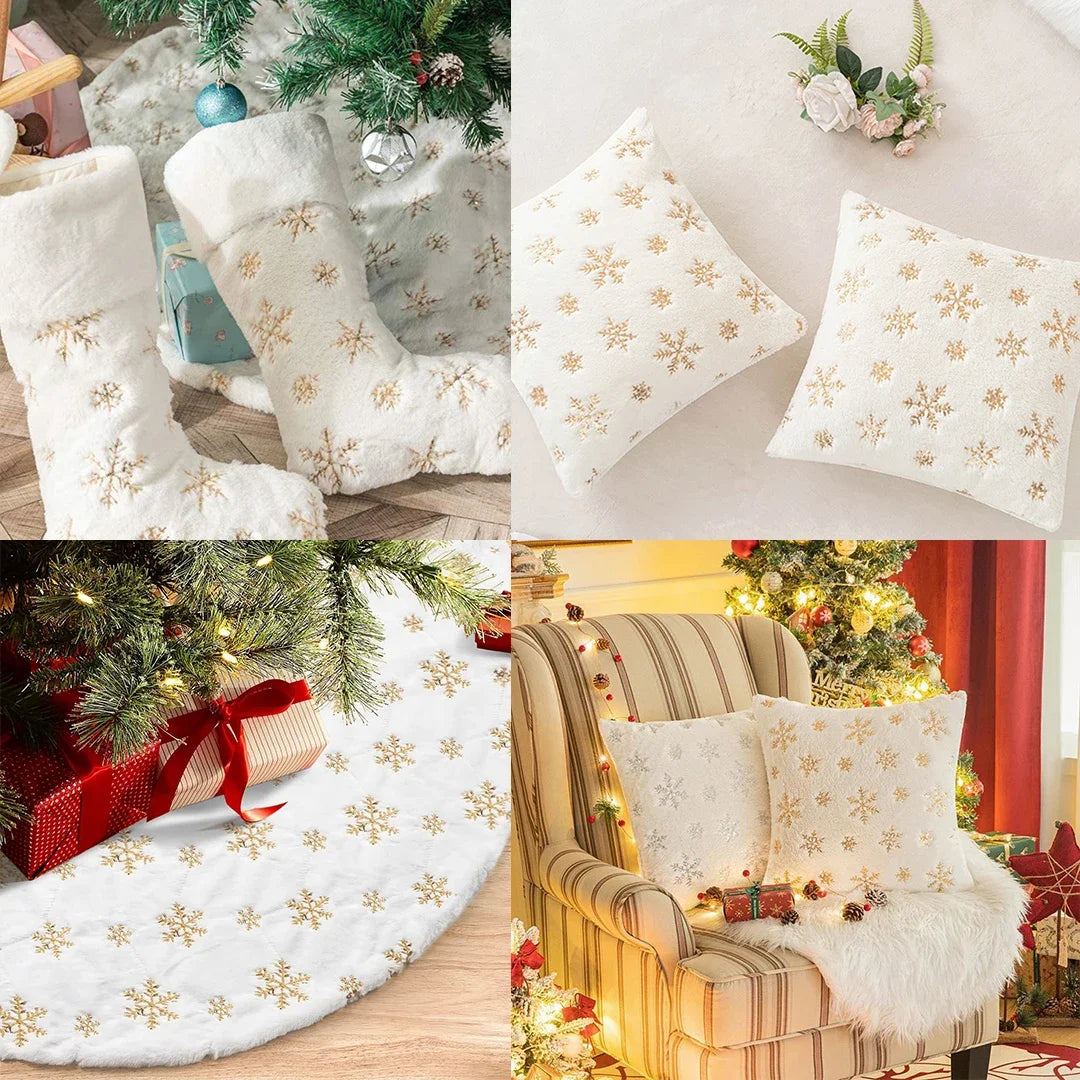 Textil s vločkami