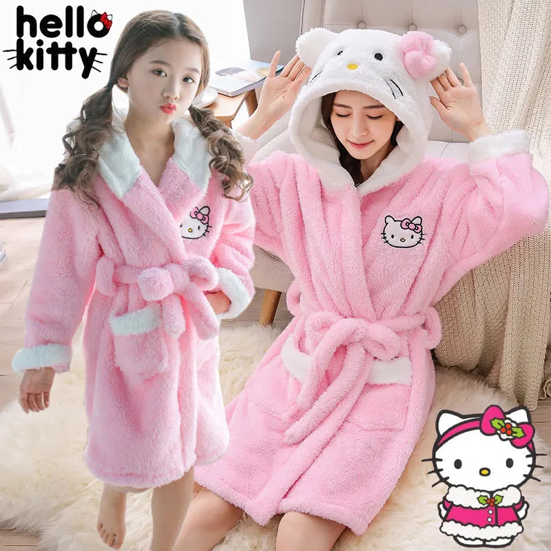Dámský a dívčí župan Hello Kitty