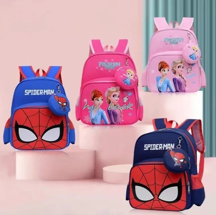 Školní batoh Frozen a Sppiderman