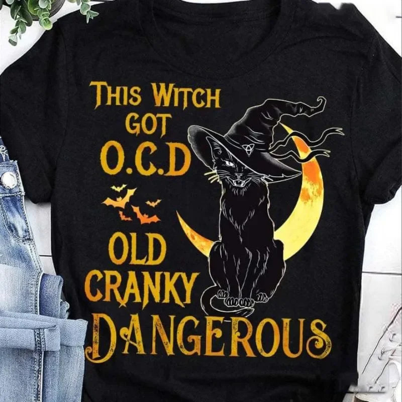Dámské triko na Halloween