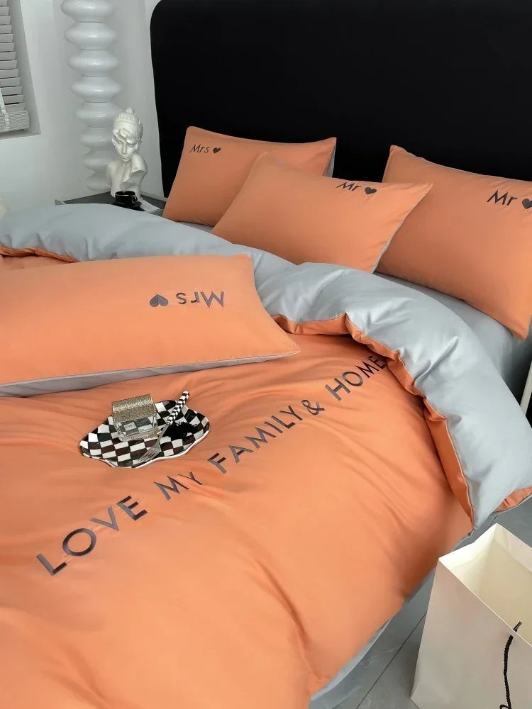 Luxusní barevné povlečení