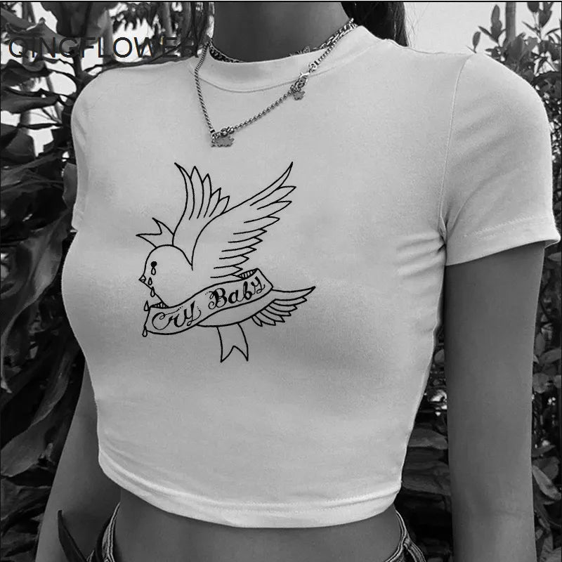 Dámský croptop Lil Peep